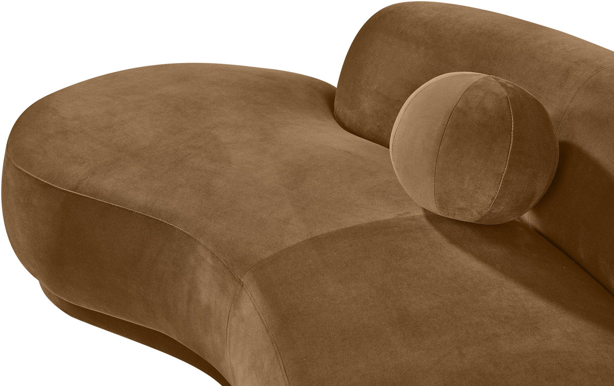 Avra - 86" Velvet Performance Fabric Upholstered Sofa