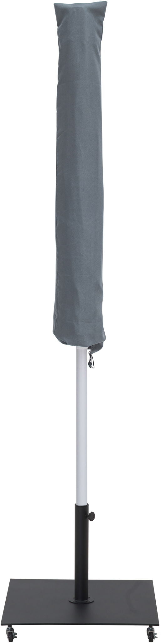 Amalfi - Aluminum Patio Umbrella - Black Base / White Pole