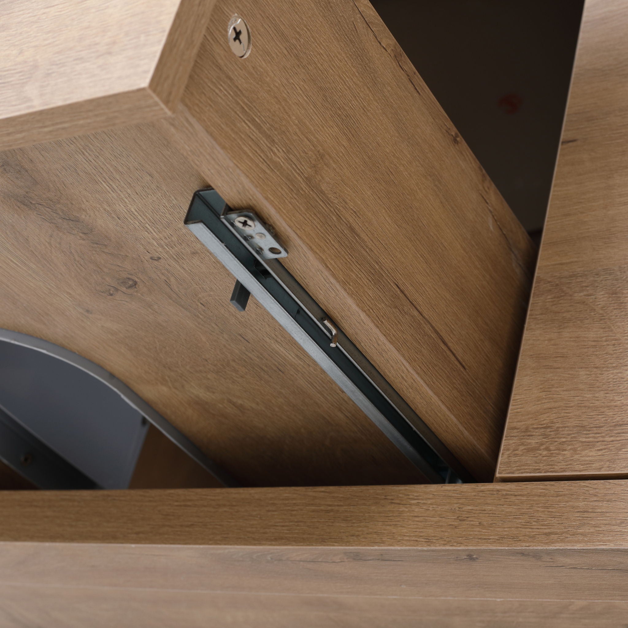 Modern Floating Bathroom Vanity Cabinet With Resin Sink Soft Close Doors And Drawer - Imitative Oak