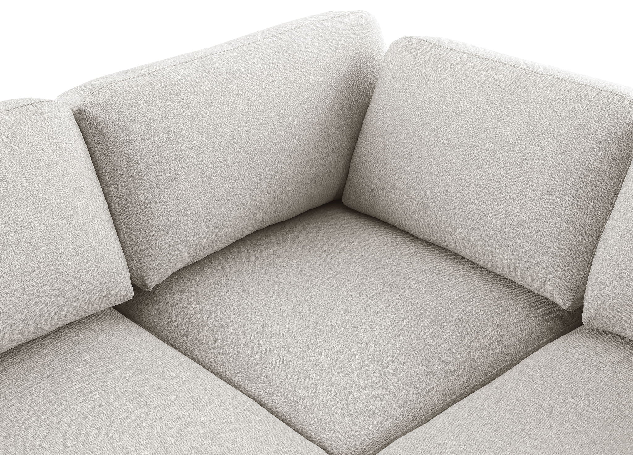 Beckham - 6 Piece Modular U-Shaped Armless Sectional