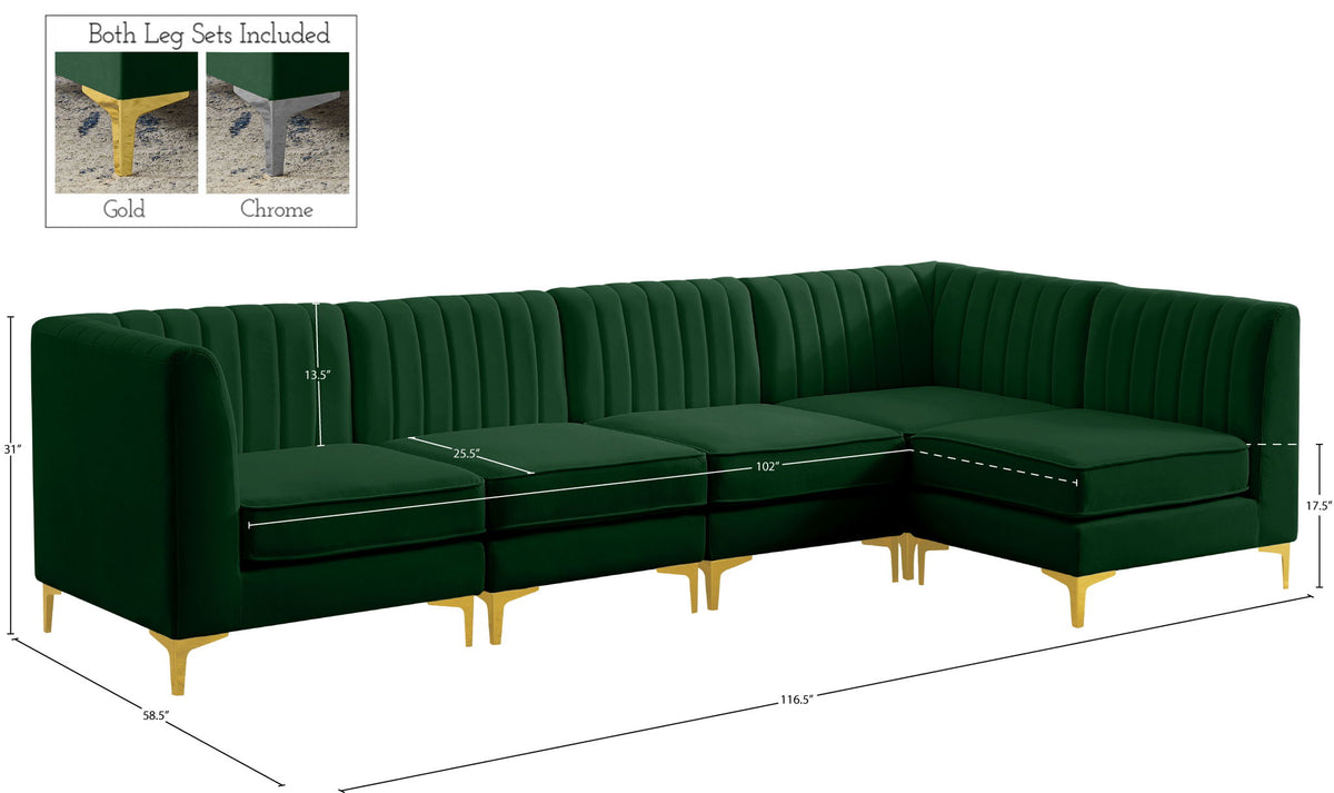 Alina - 5 Piece Modular Sectional