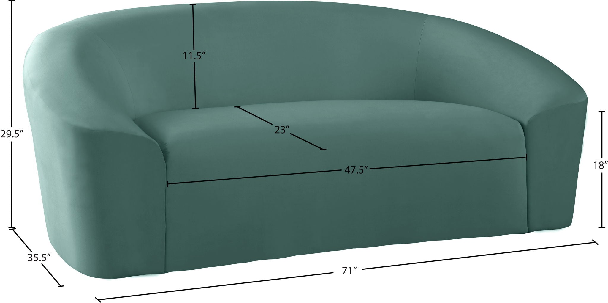 Riley - Loveseat