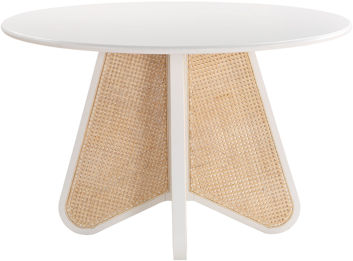 Butterfly - Solid Wood And Natural Cane Table