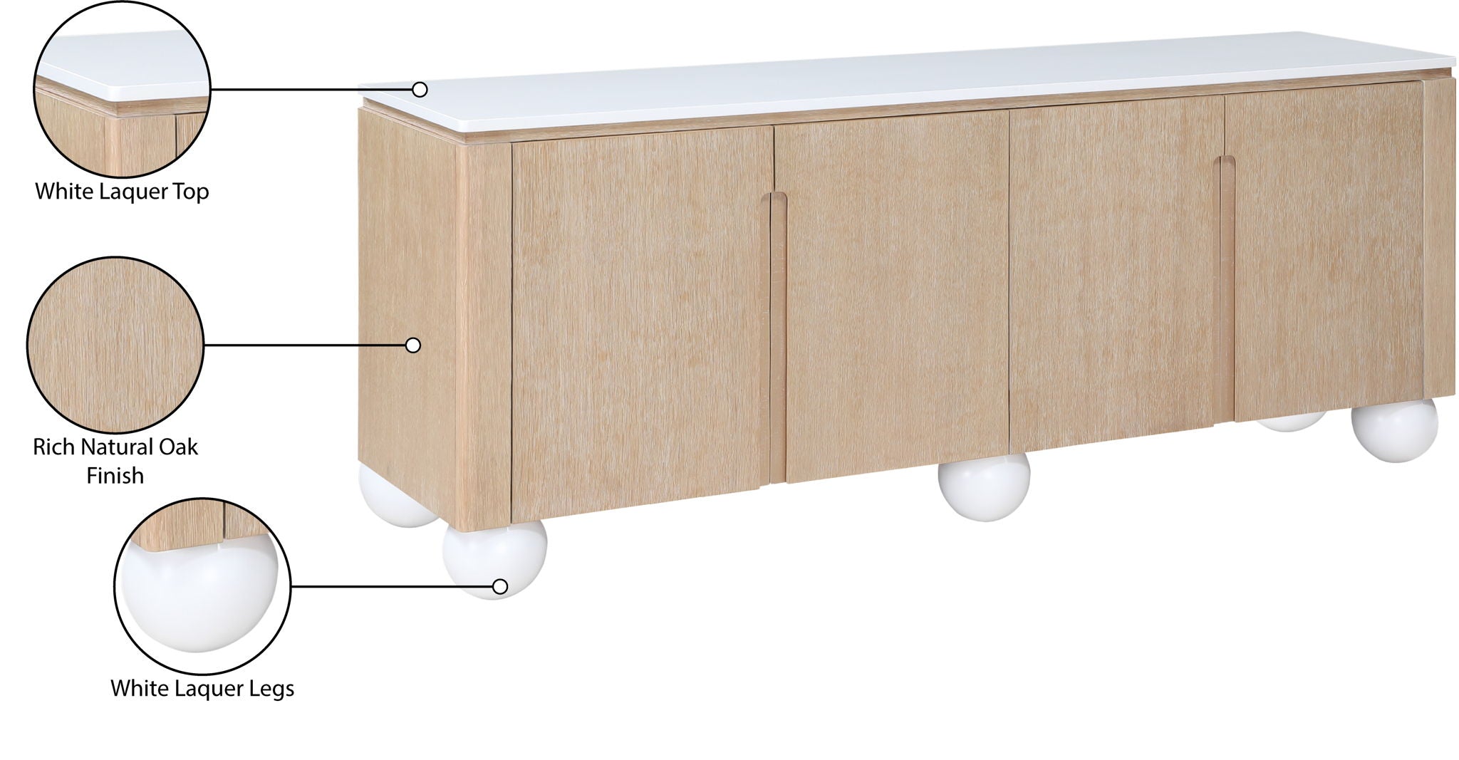 Cardiff - Wood Sideboard / Buffet