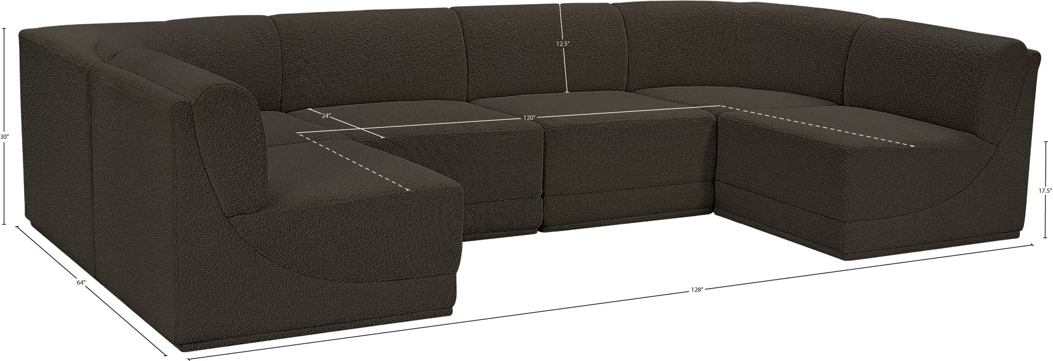Ollie - 6 Piece Modular Sectional