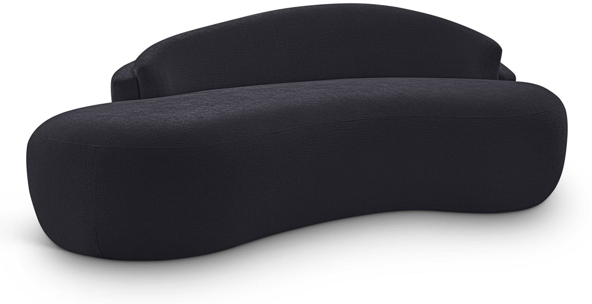 Caspian - Chenille Fabric Upholstered Loveseat