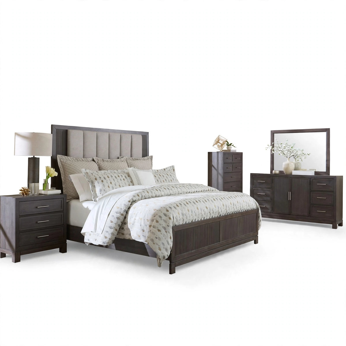 Nadia Classic Cherry Bedroom Set
