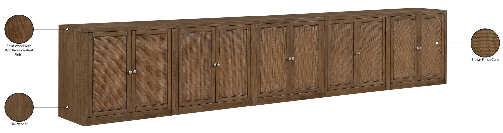 Vero - Solid Wood And Oak Venee Sideboard/Buffet