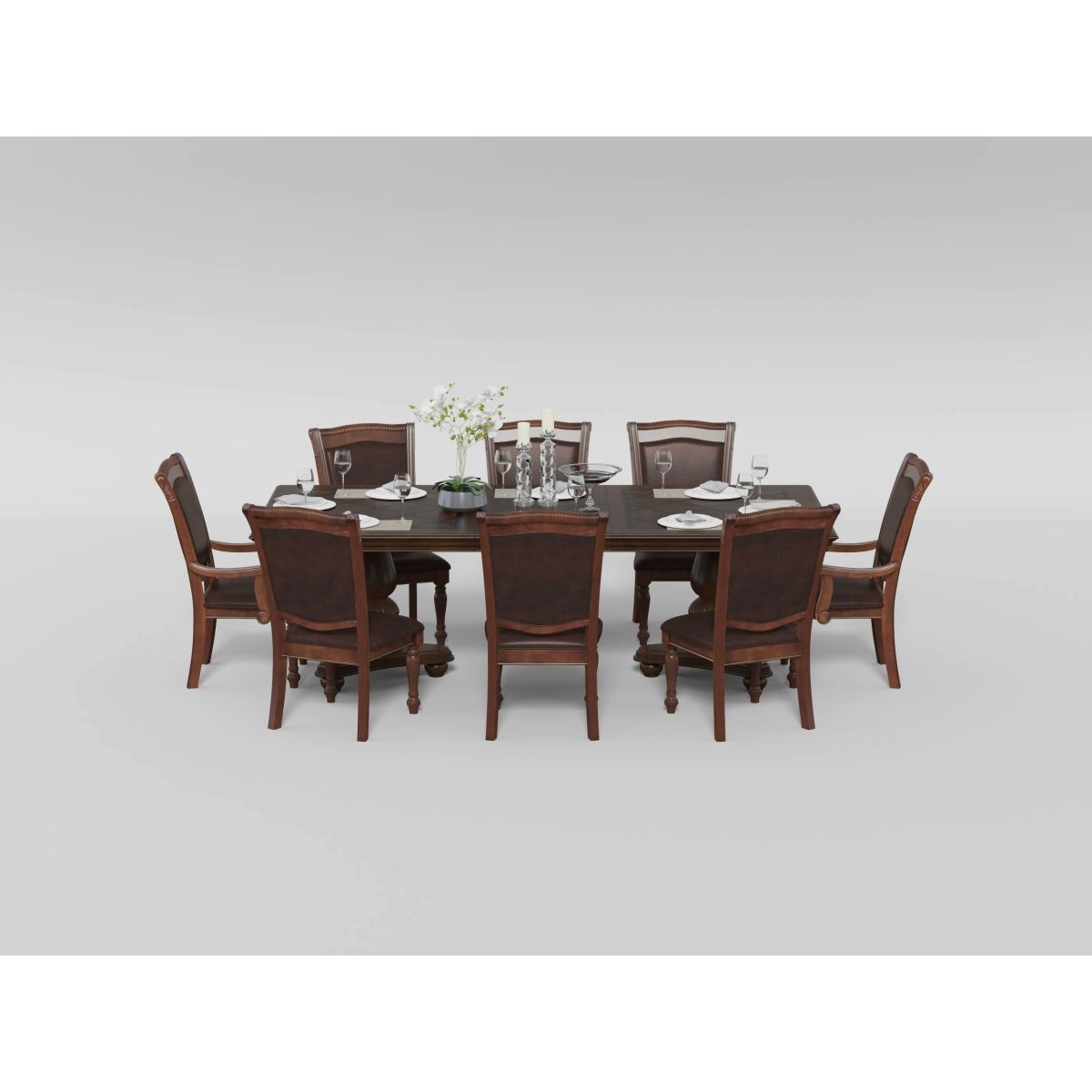 Lordsburg - Arm Chair (Set of 2) - Brown