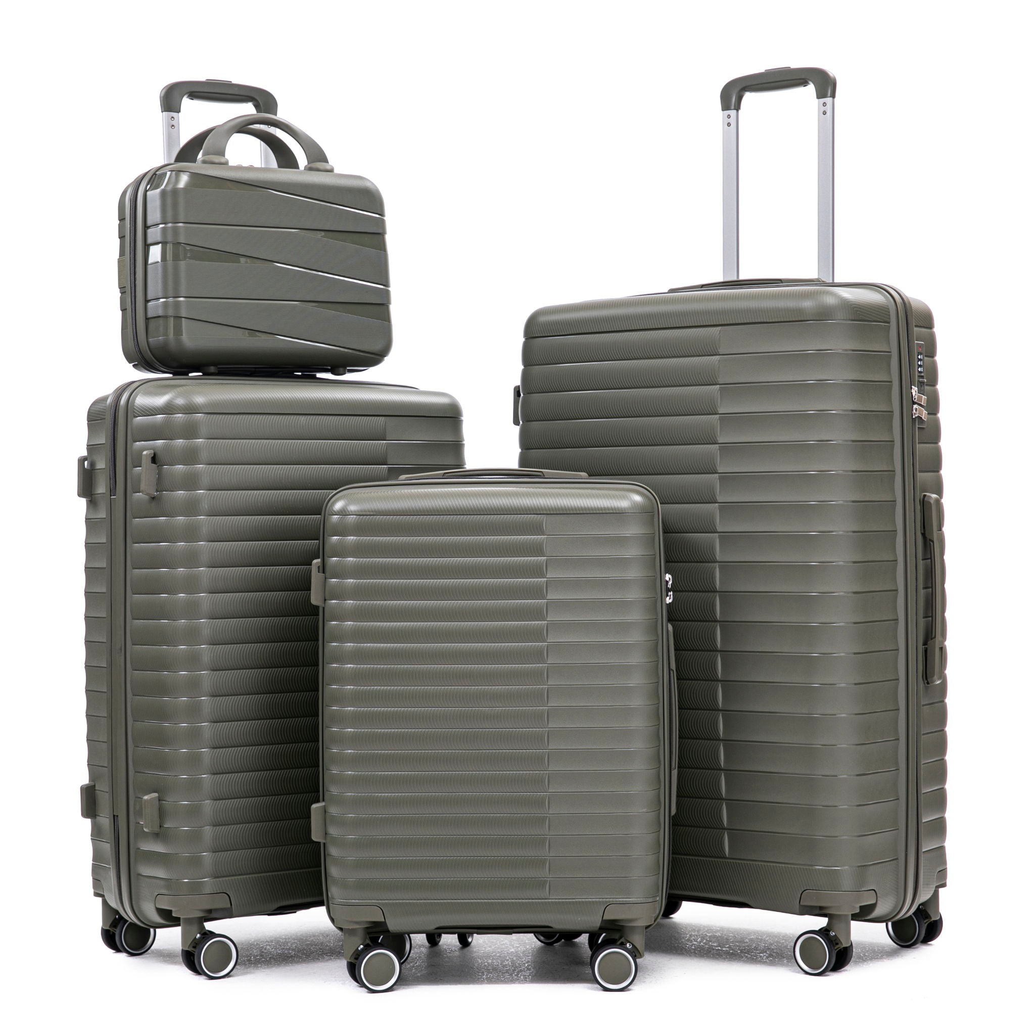 4 Piece Luggage Set, Combination Lock