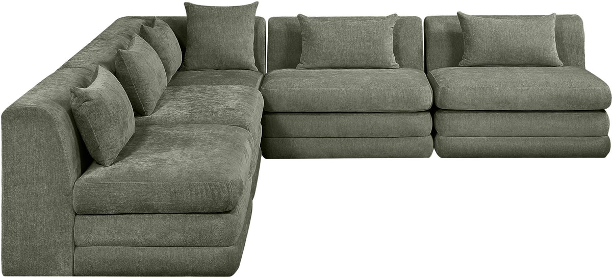 Stellar - 5 Piece Upholstered Modular Sectional