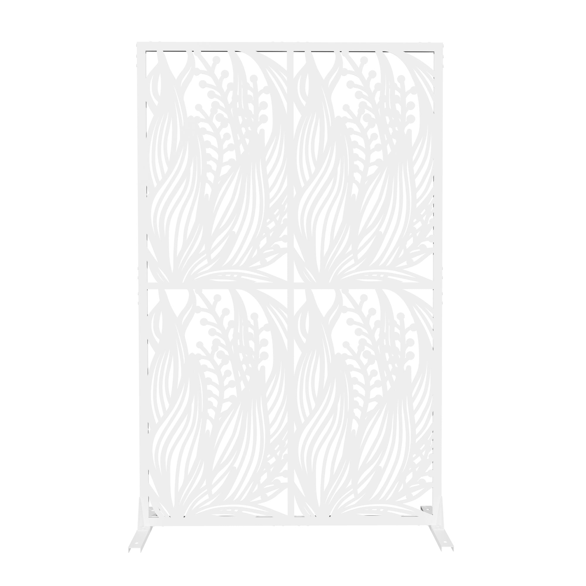 Free Standing Decorative Privacy Screen, Outdoor And Indoor Divider