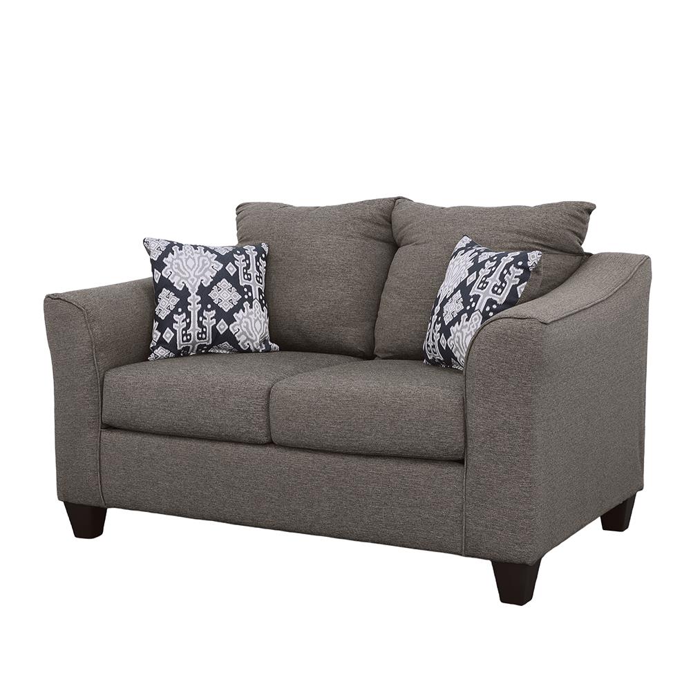 Diamond Modern Furniture COA Salizar Stationary Fabric Loveseat 506022 IMAGE 3
