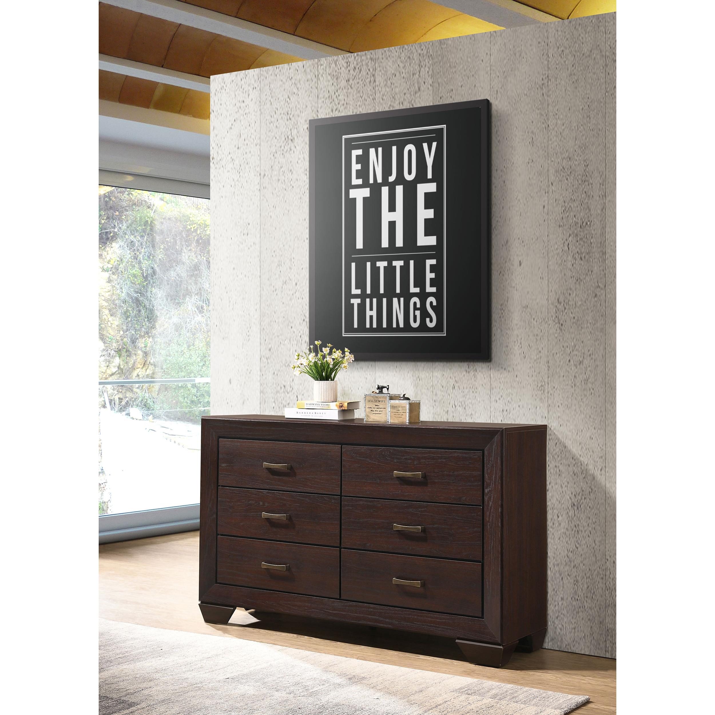 Diamond Modern Furniture COA Fenbrook 6-Drawer Dresser 204393 IMAGE 9