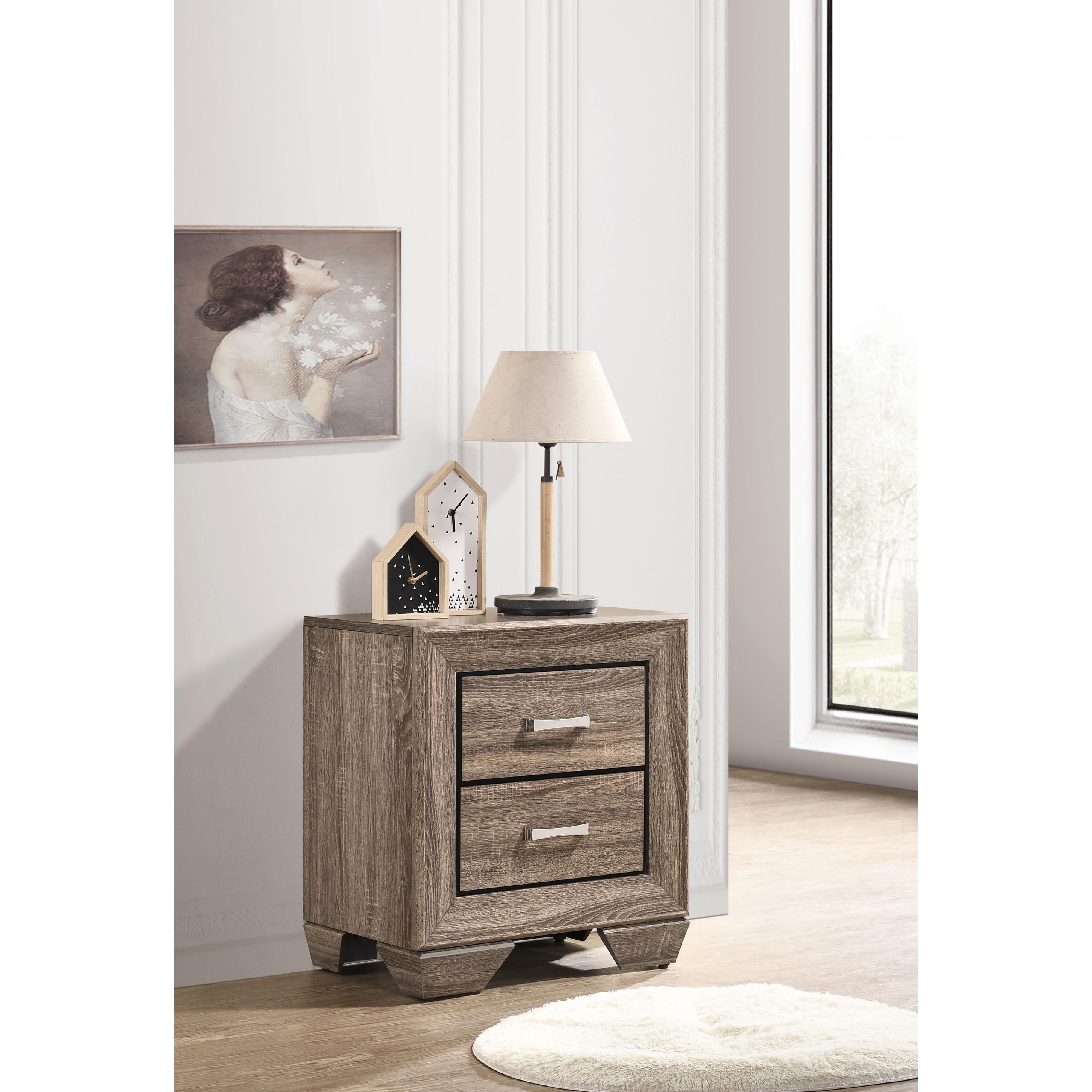 Diamond Modern Furniture COA Kauffman 2-Drawer Nightstand 204192 IMAGE 9