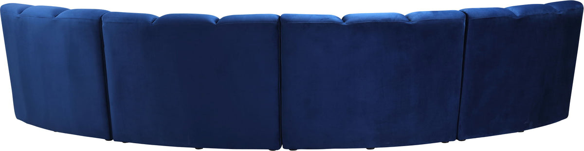 Infinity - 4 Piece Velvet Modular Sectional