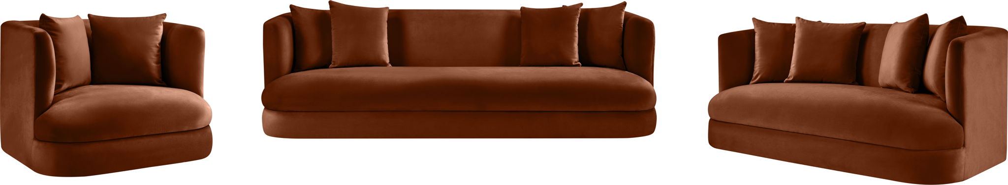 Alder - Loveseat - Cognac