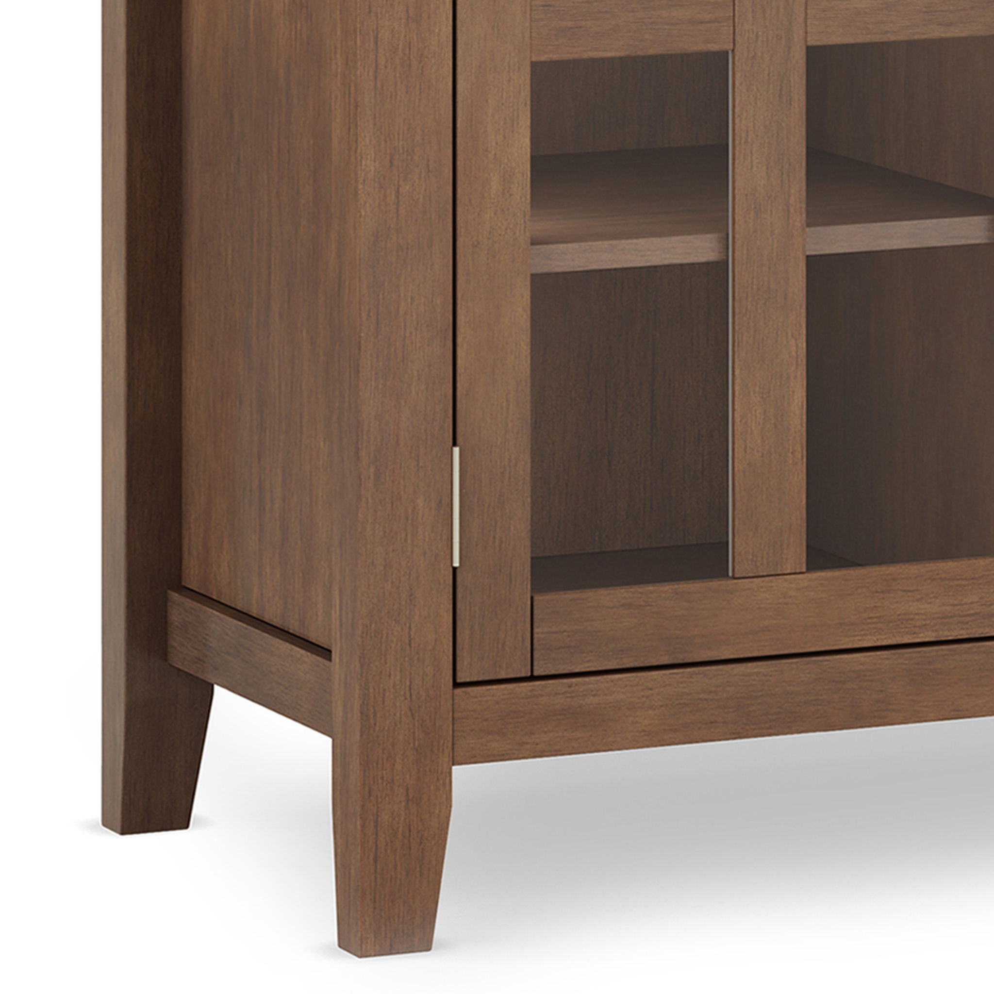 Artisan - Tall TV Media Stand - Rustic Natural Aged Brown
