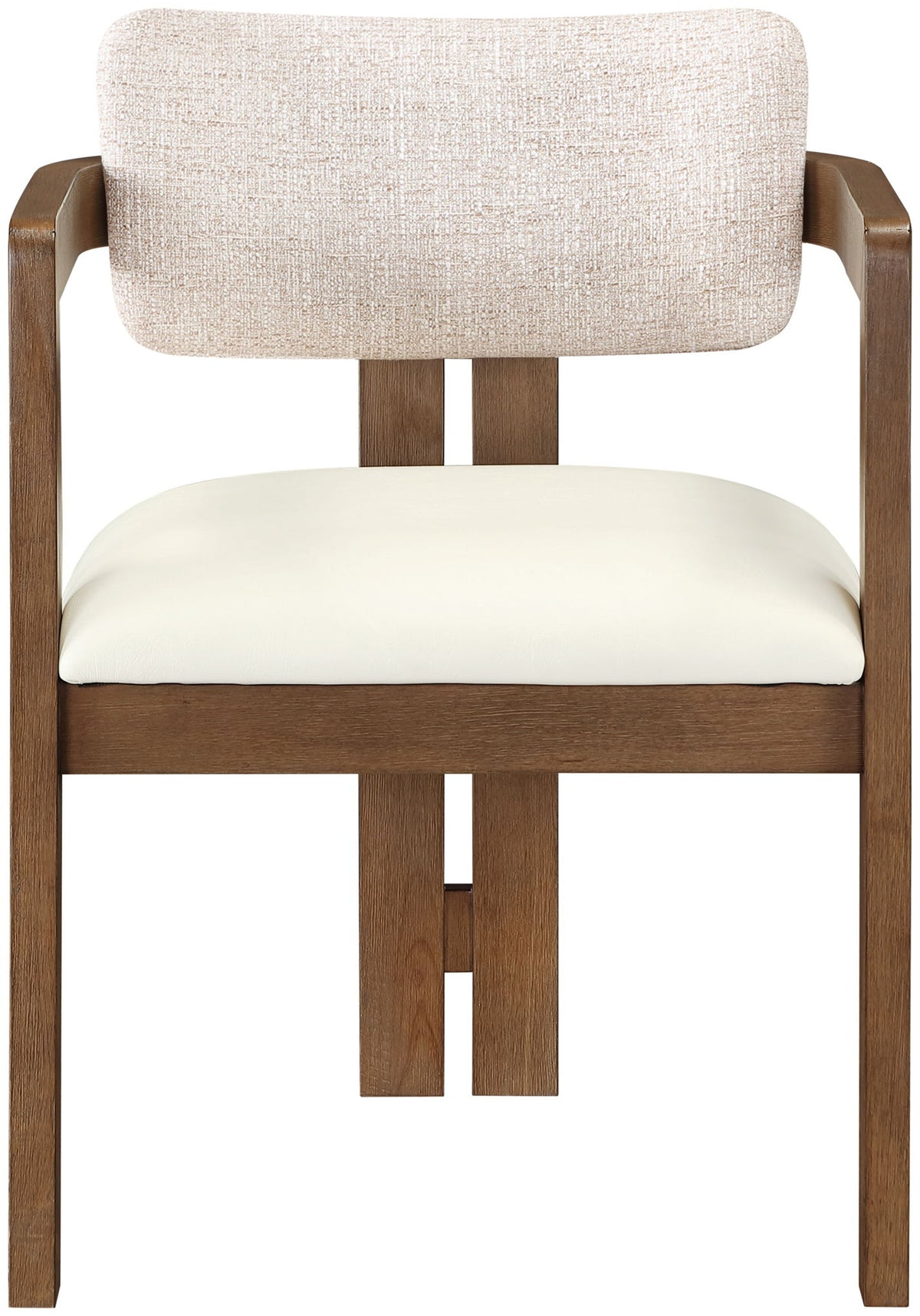 Ravina - Upholstered Dining Chair With Stained Brown Base (Set of 2)