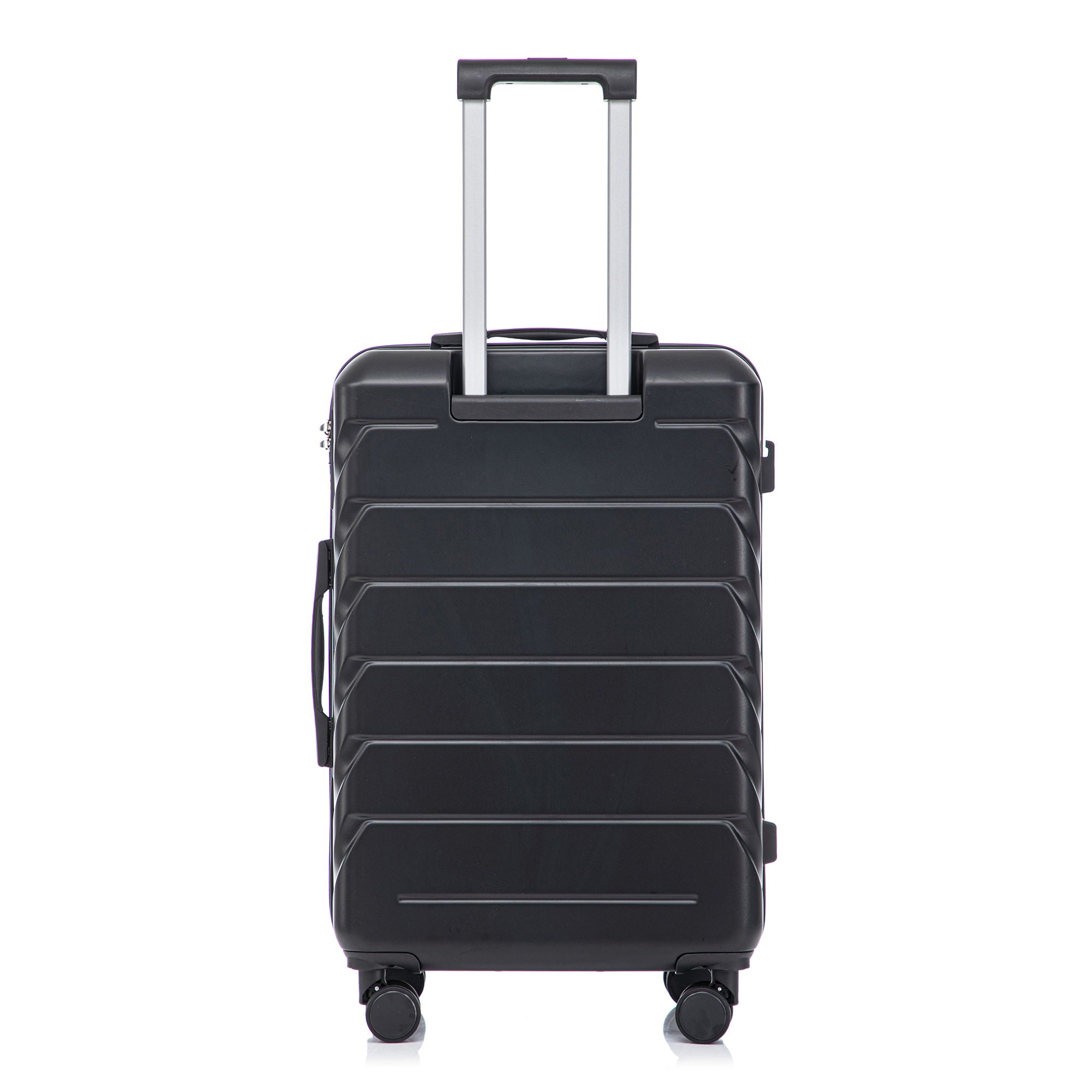Hard Shell Luggage With Scratch Resistant Surface, 4 Wheels, Combination Lock & Side Hooks