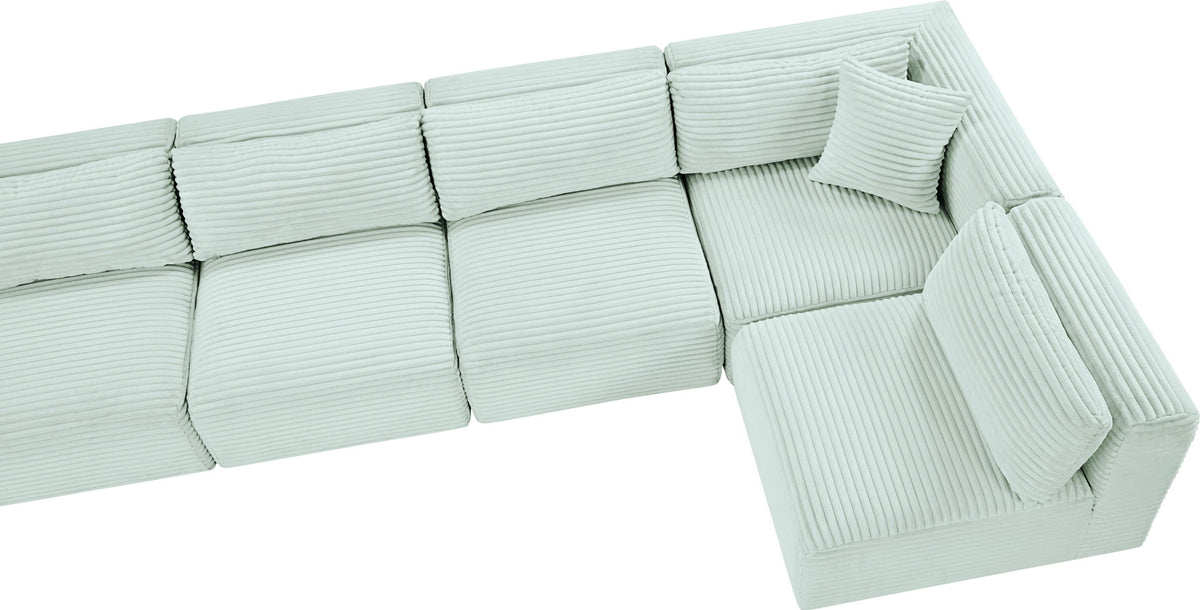 Shaggy - 6 Piece Modular Sectional