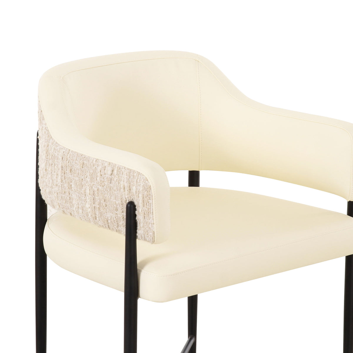 Sezanne - Vegan Leather 2-Tone Dining Chair