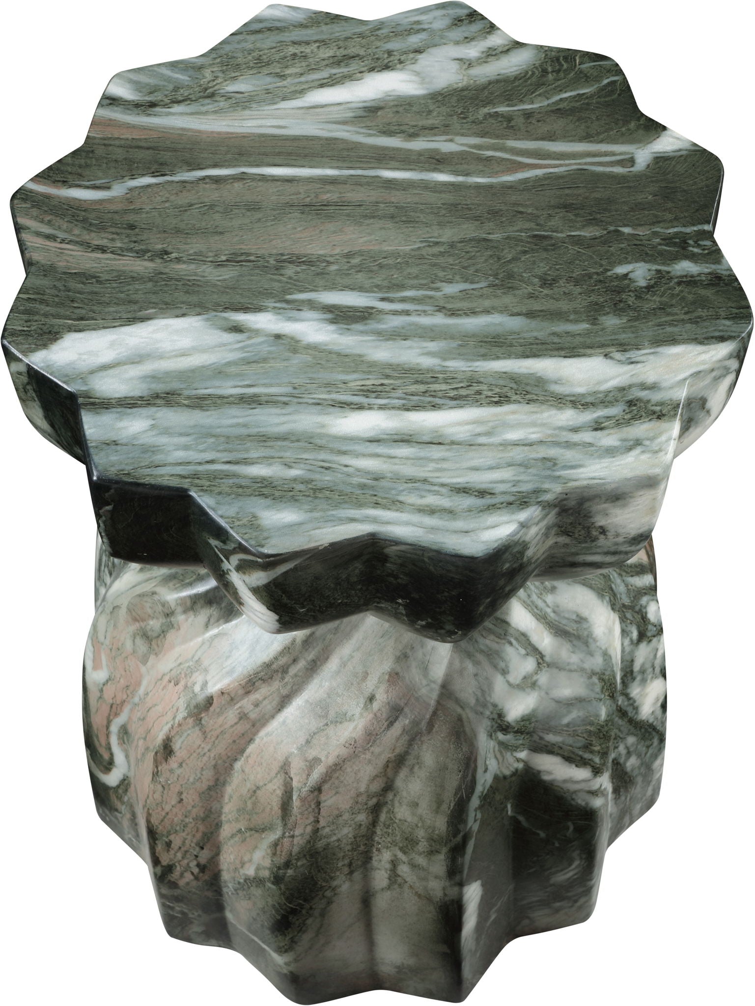 Caserta - Marble Finish Concrete End Table