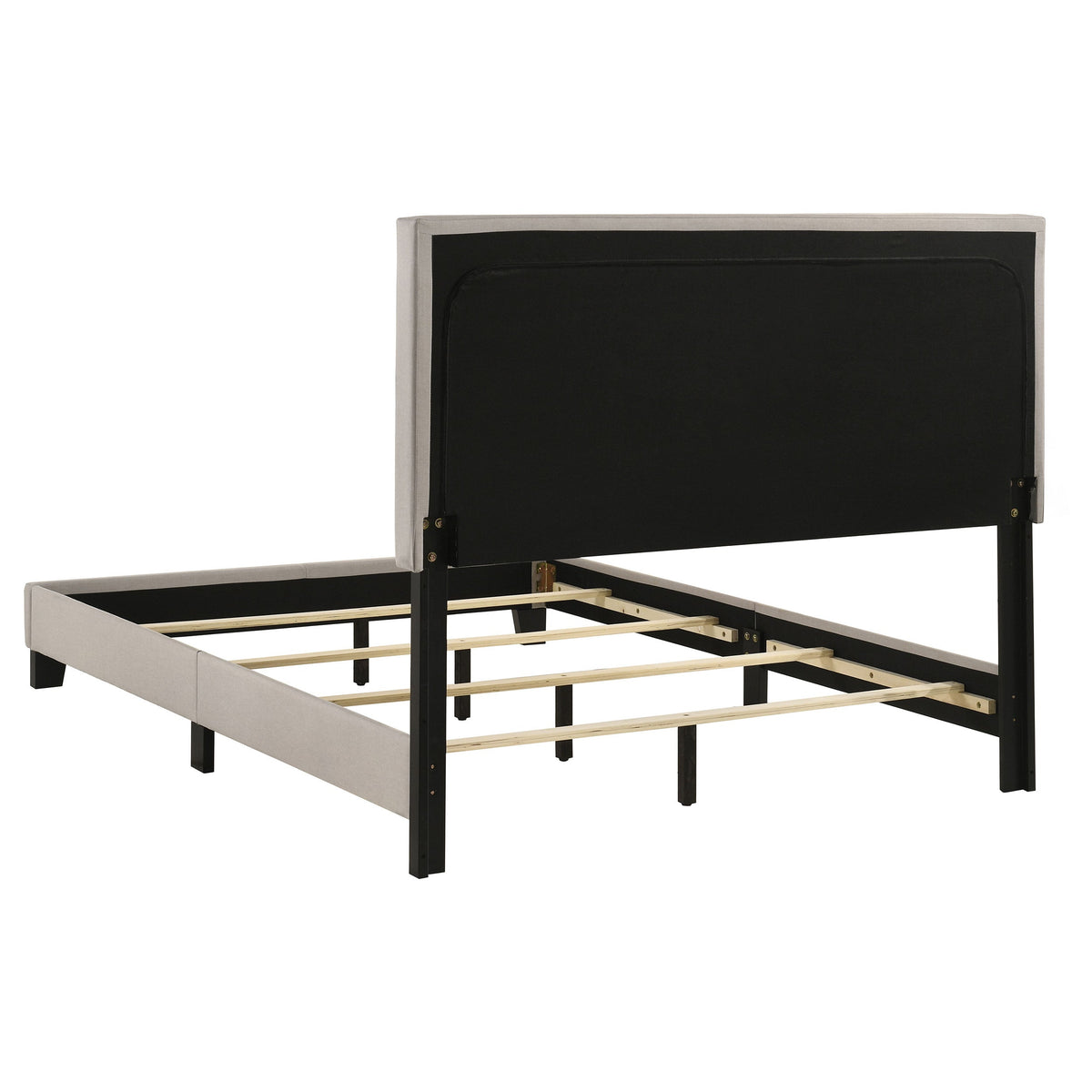 Boyd Upholstered Panel Bed Ivory