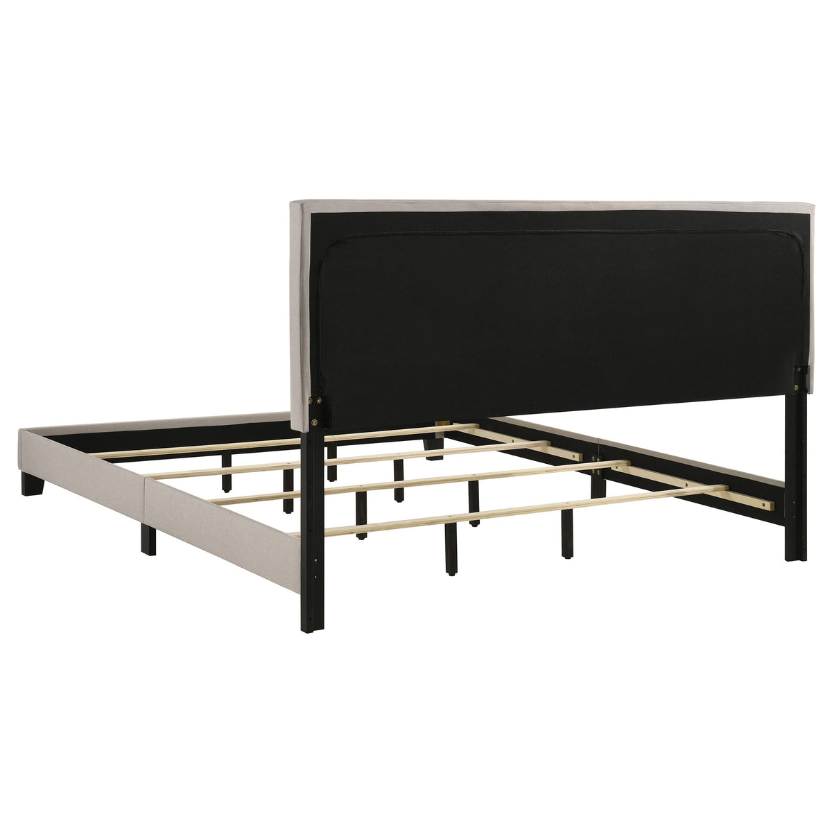 Boyd Upholstered Panel Bed Ivory