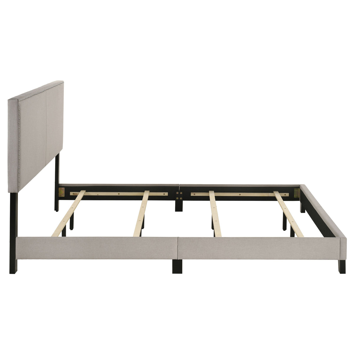 Boyd Upholstered Panel Bed Ivory