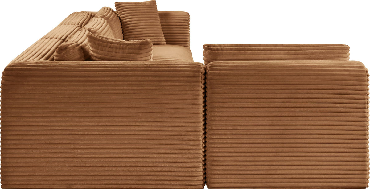 Shaggy - Fabric 4 Piece Modular Sectional