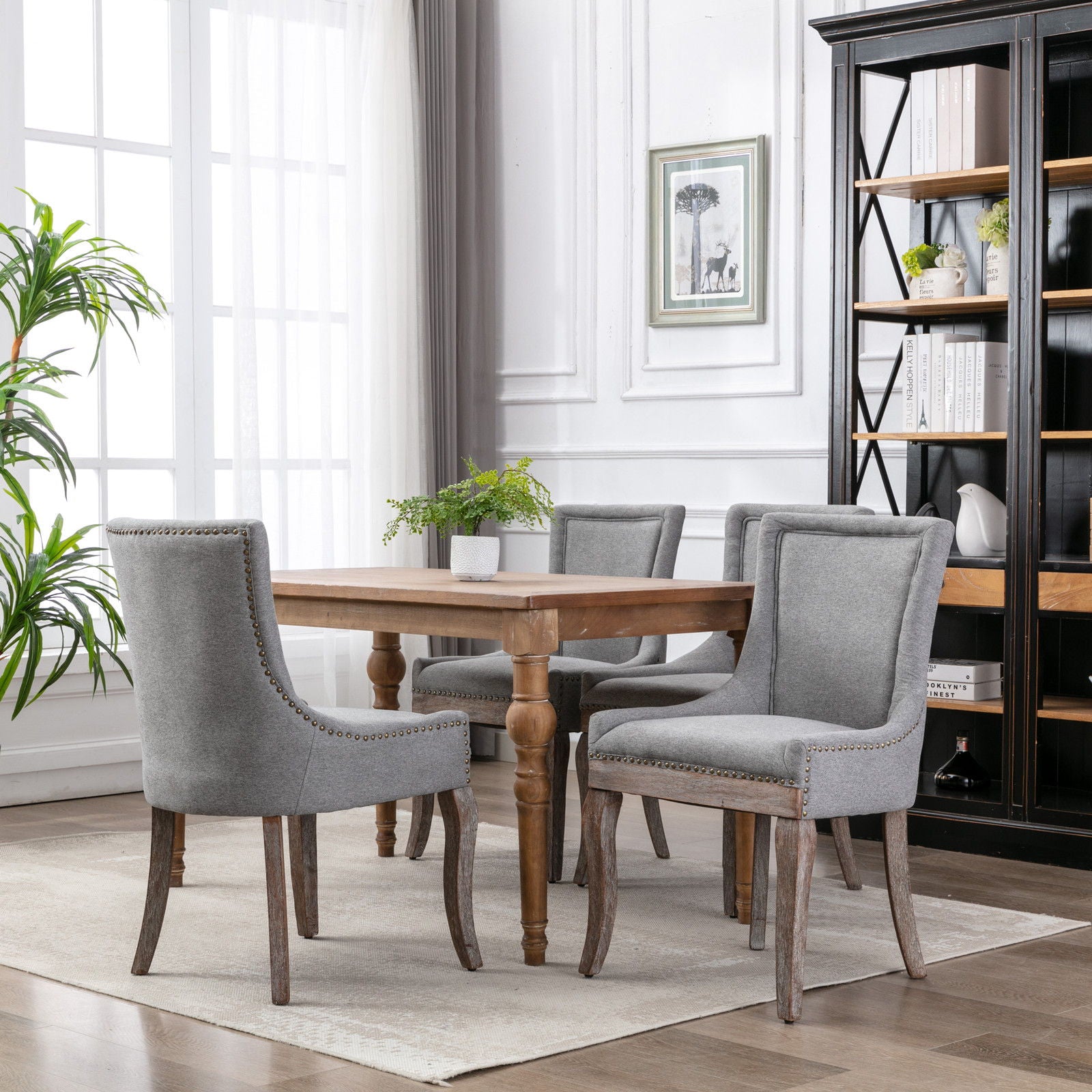 Ultra - Side Dining Chair, Nail Head (Set of 2)