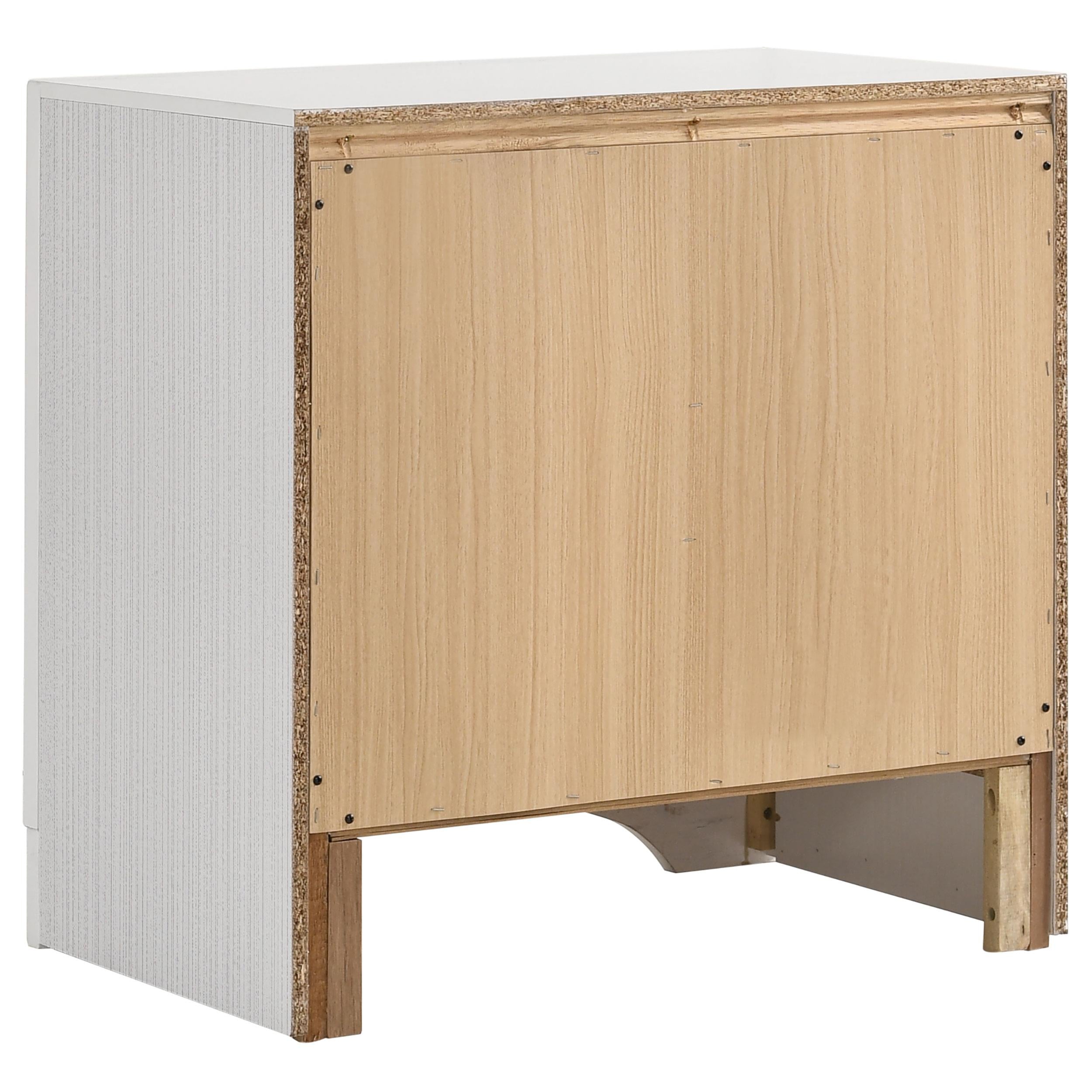 Diamond Modern Furniture COA Miranda 2-Drawer Nightstand 205112 IMAGE 6