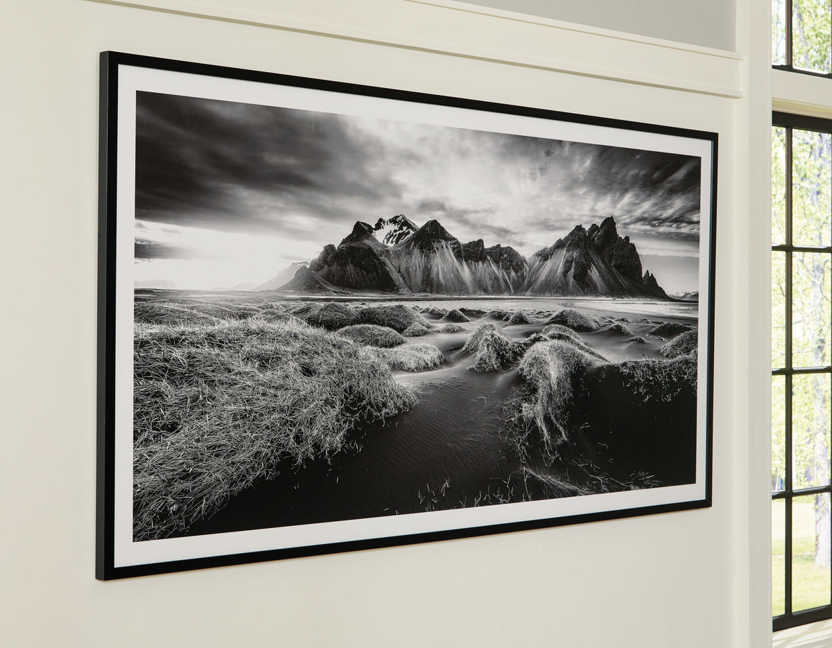 Delstone - Wall Art - Black / White