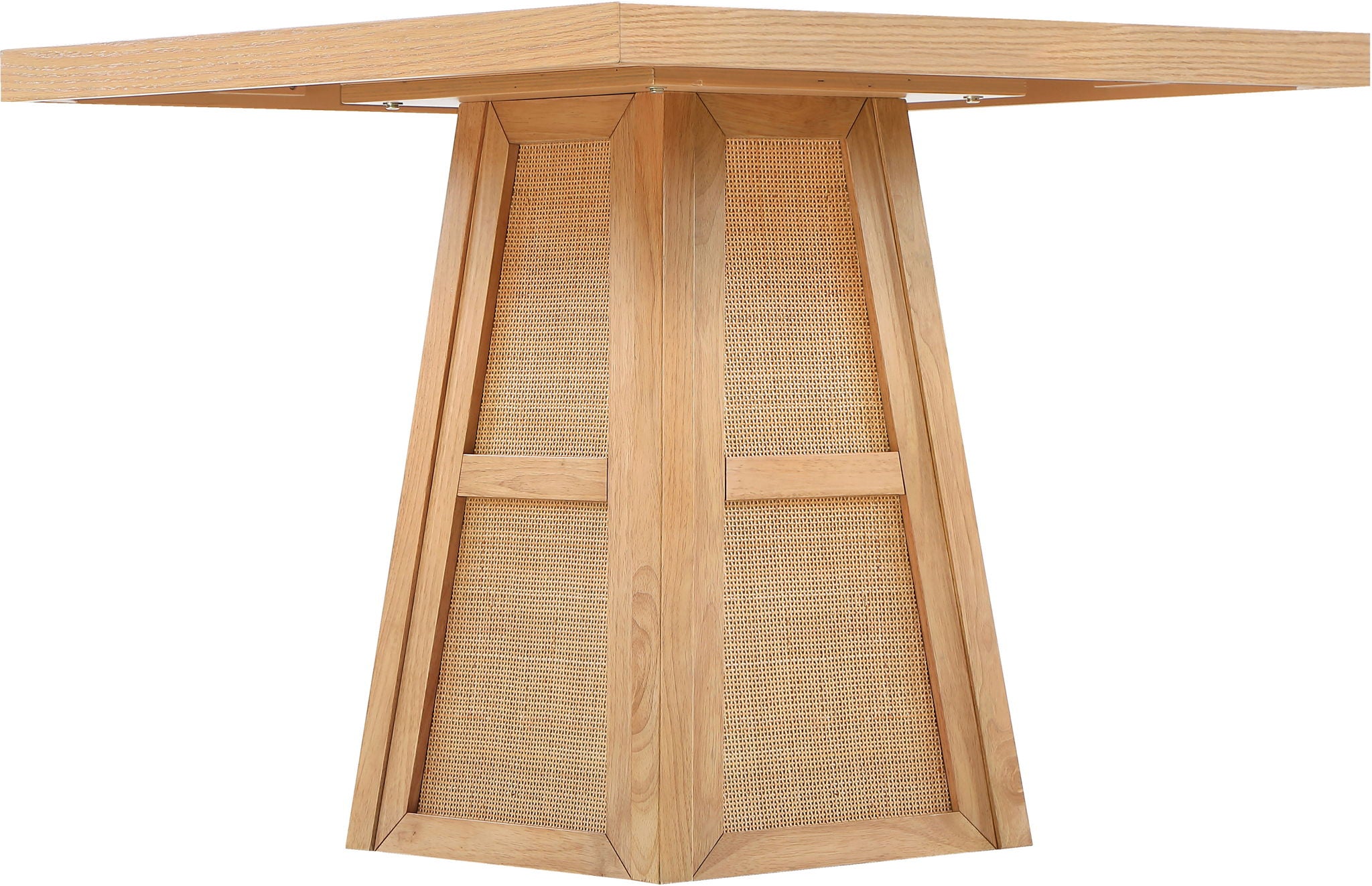Fenwick - Cane Oak Veneer And Solid Wood Dining Table