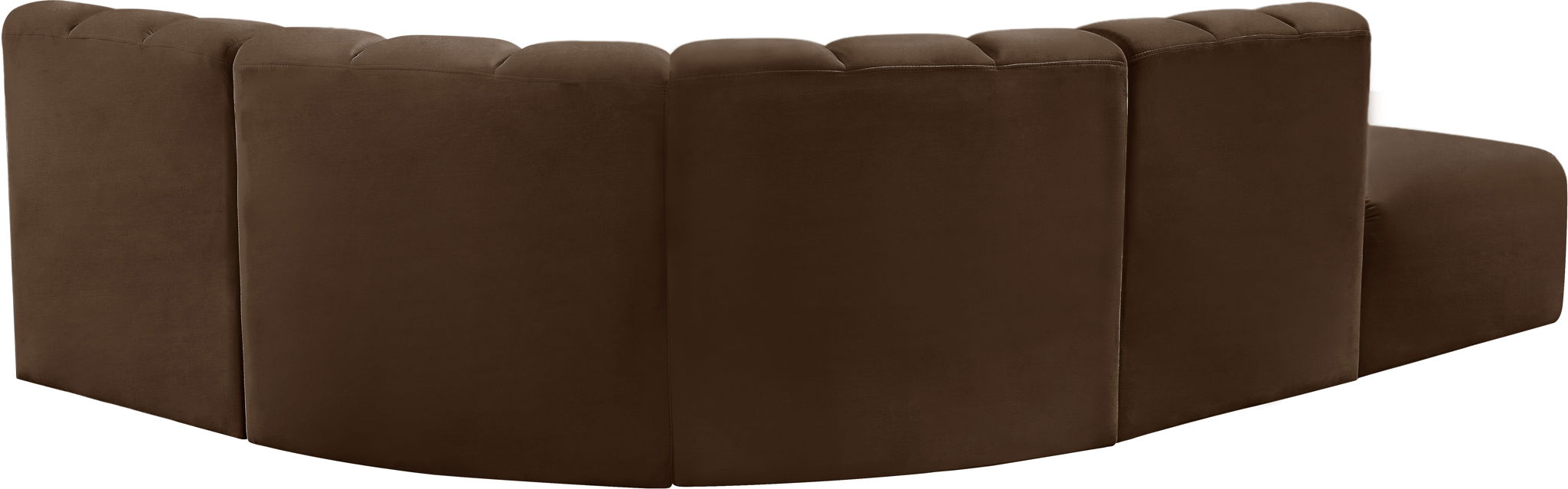 Arc - Velvet 5 Piece Corner Modular Sofa