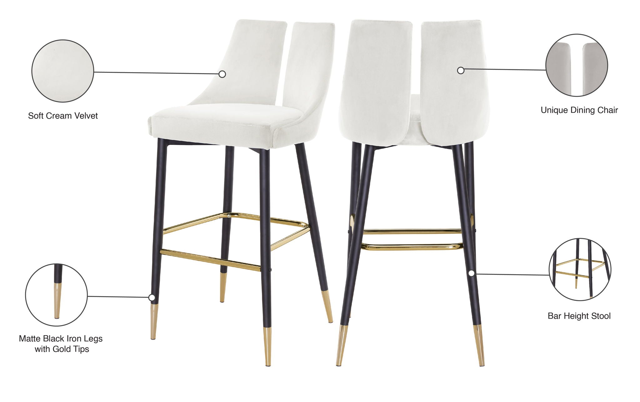 Sleek - Stool (Set of 2)