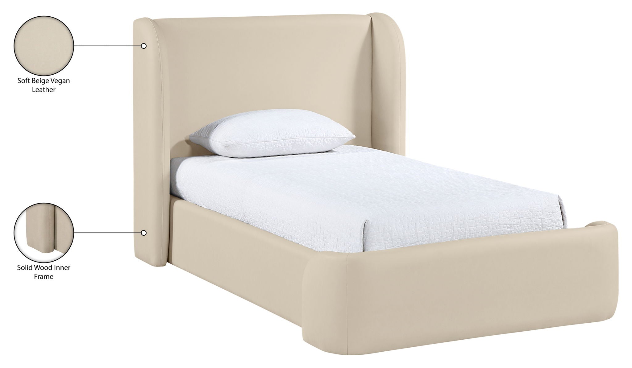Warby - Upholstered Bed