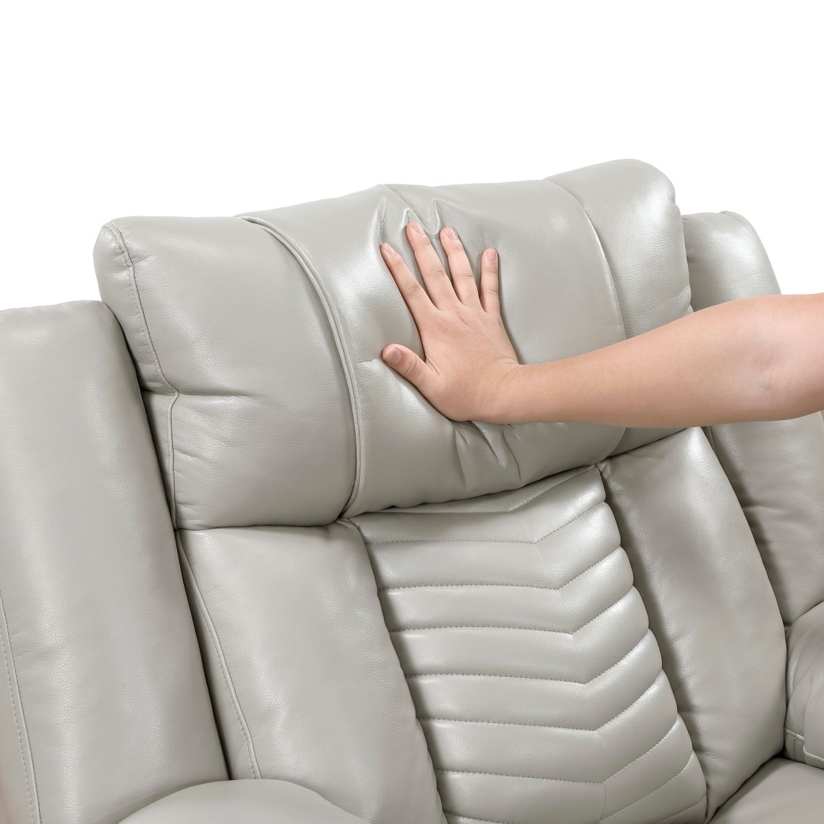 Huron - Power Reclining Chair With LED And Charging Ports