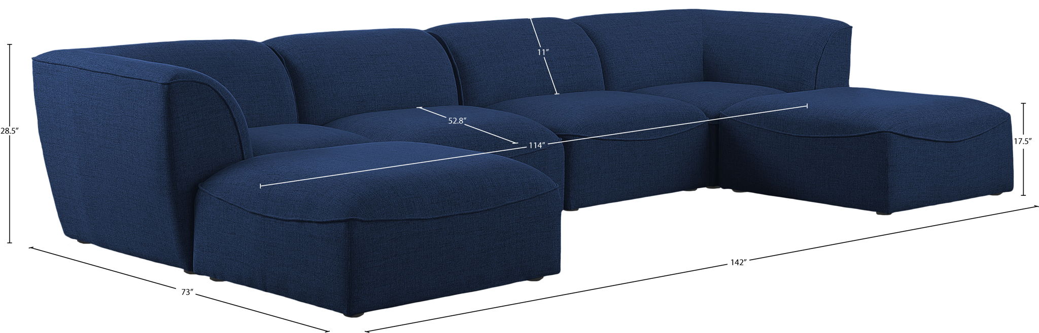 Miramar - 6 Piece Modular Sectional