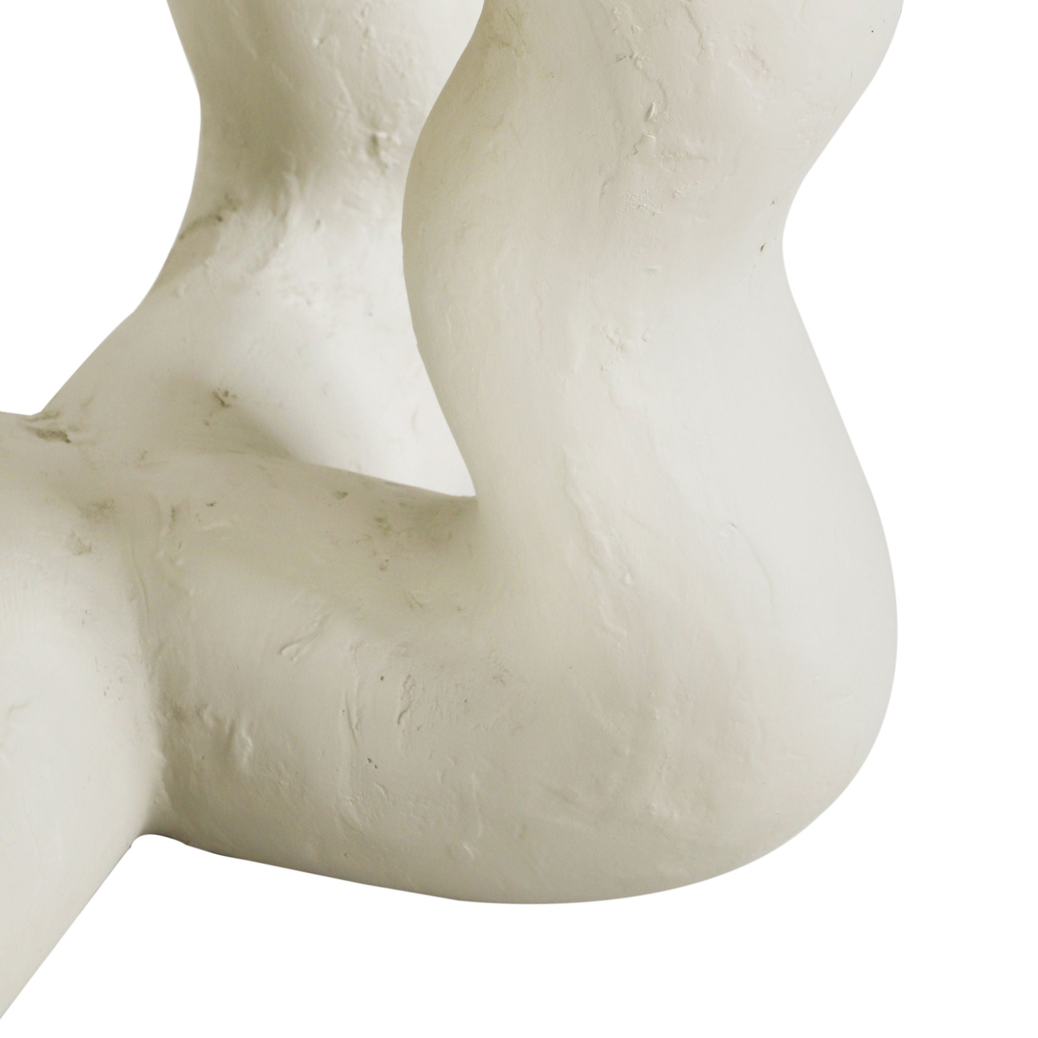 Maddie - Textured Side Table - Cream
