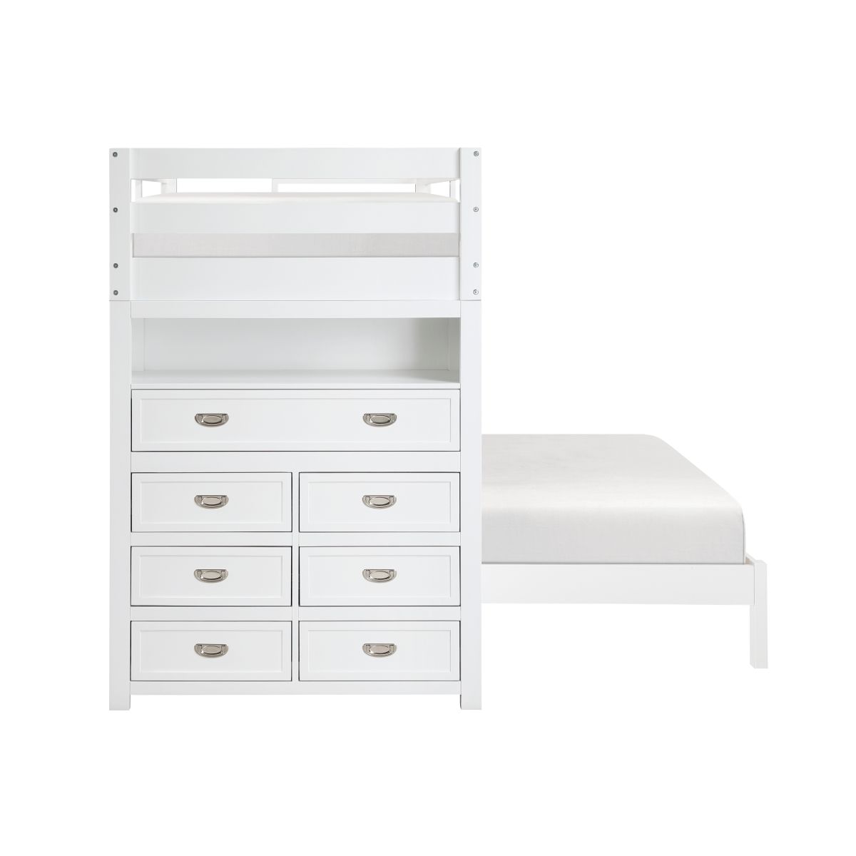 Sloane - Loft Bunk Bed With Chest And Hidden Desk