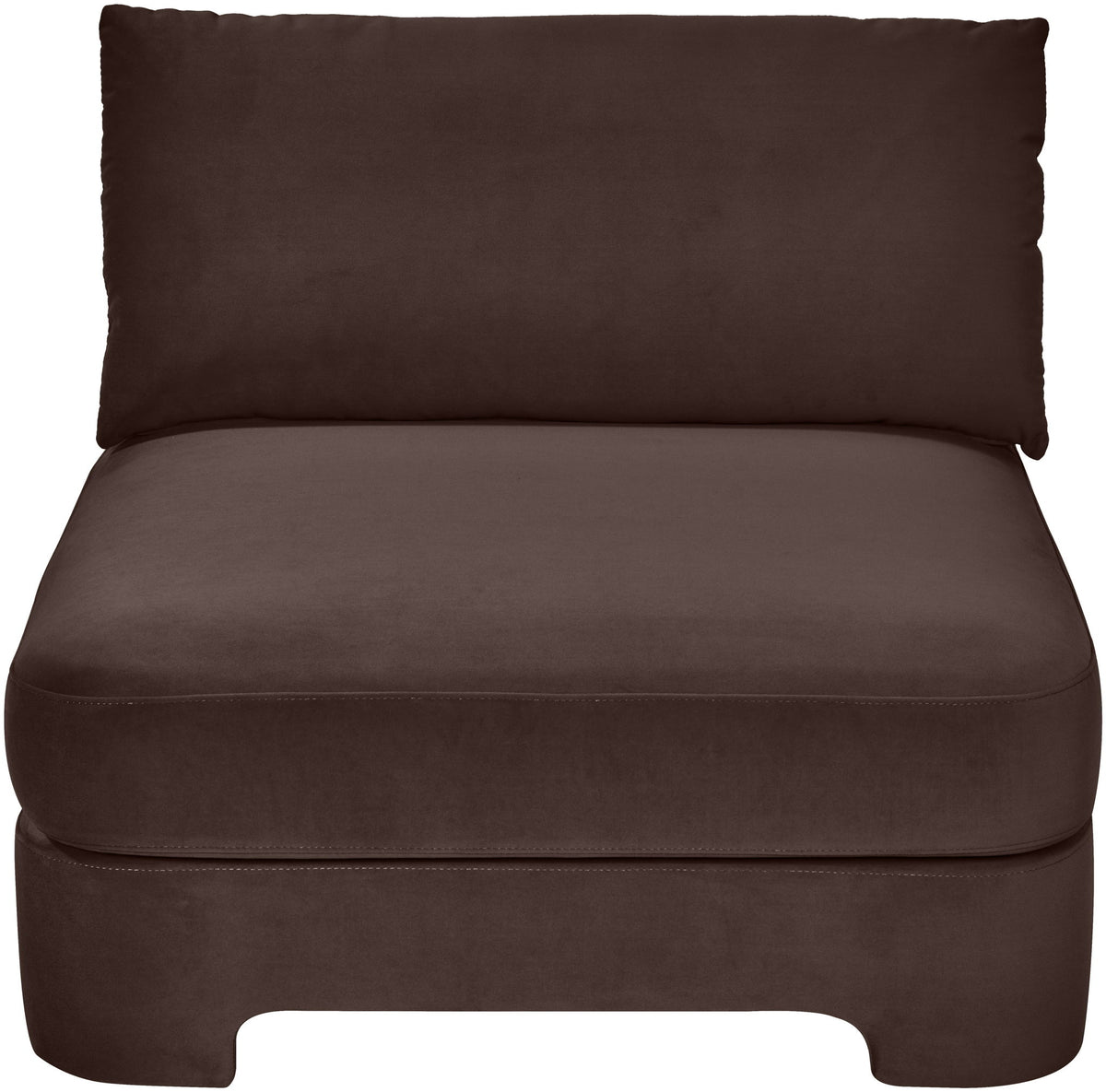 Hammond - Velvet Performance Fabric Upholstered Armless Chair
