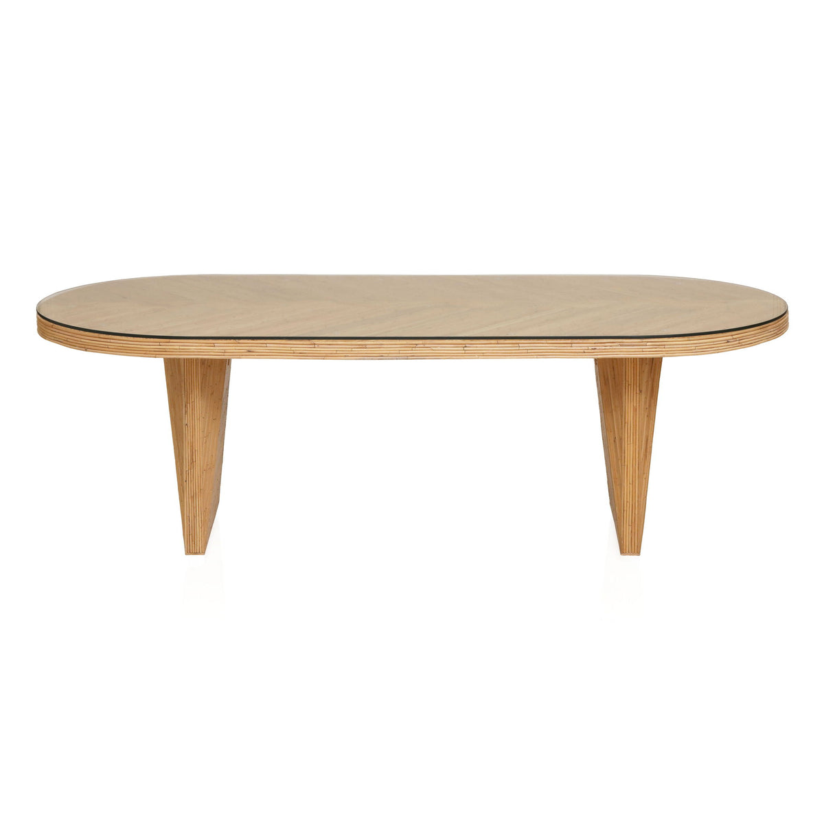Caren - Oval Dining Table - Natural