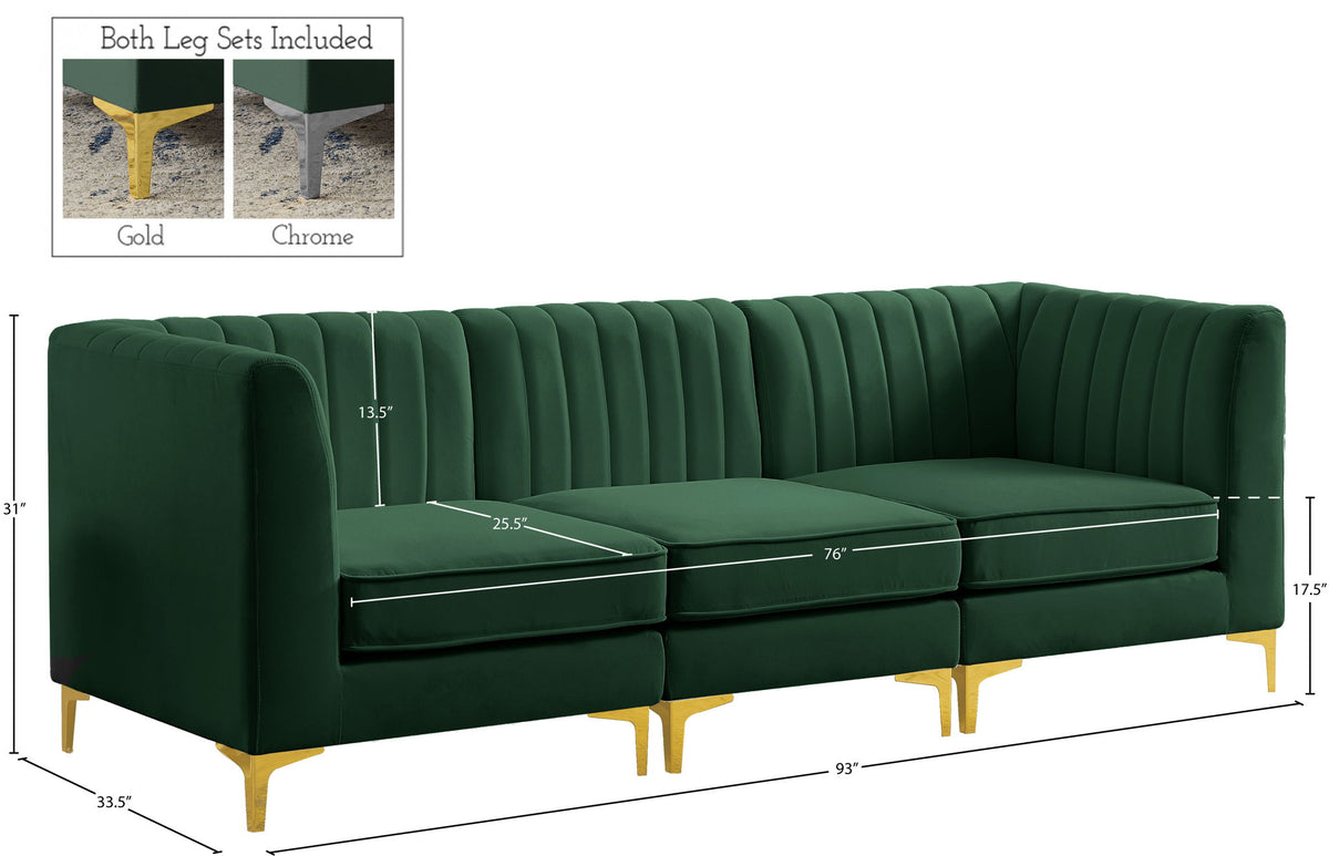 Alina - 3 Piece Modular Sectional