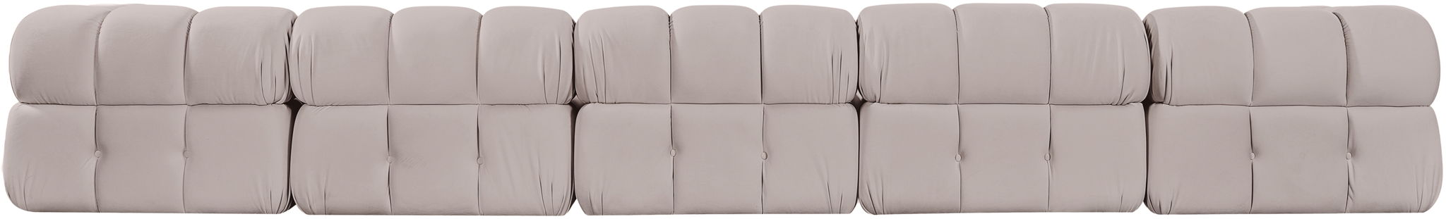 Orin - Fabric Velvet 5 Piece Modular Sofa