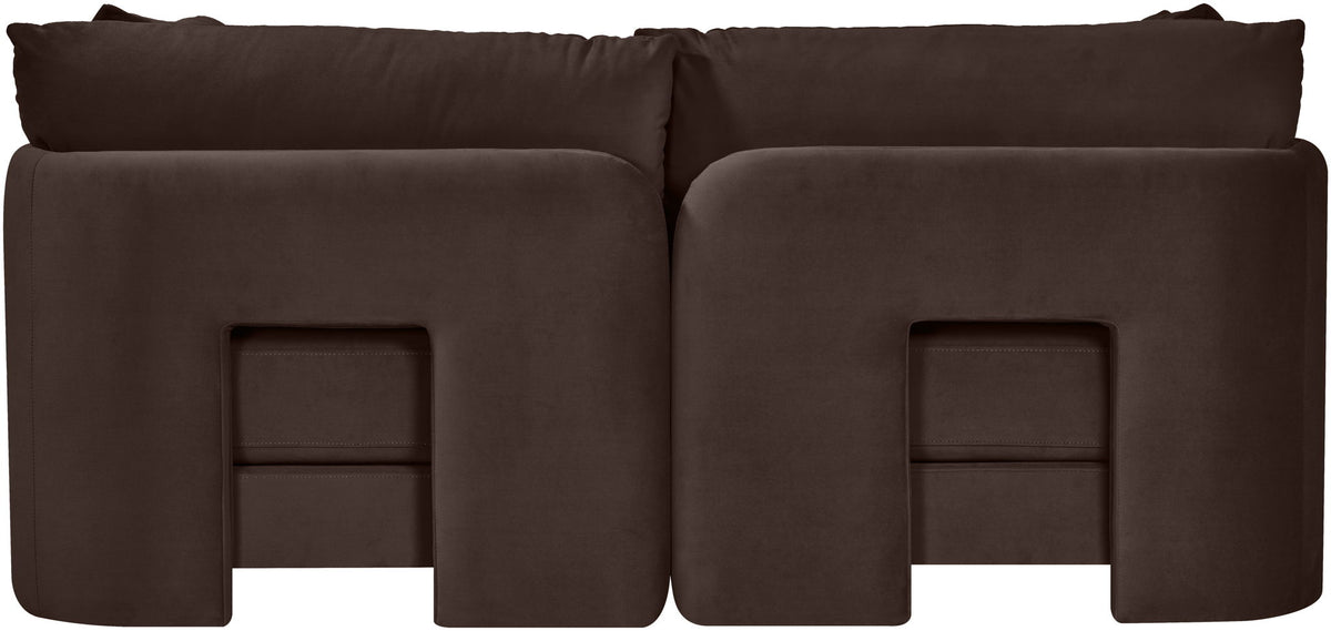 Hammond - Velvet Performance Fabric Upholstered 2 Piece Loveseat