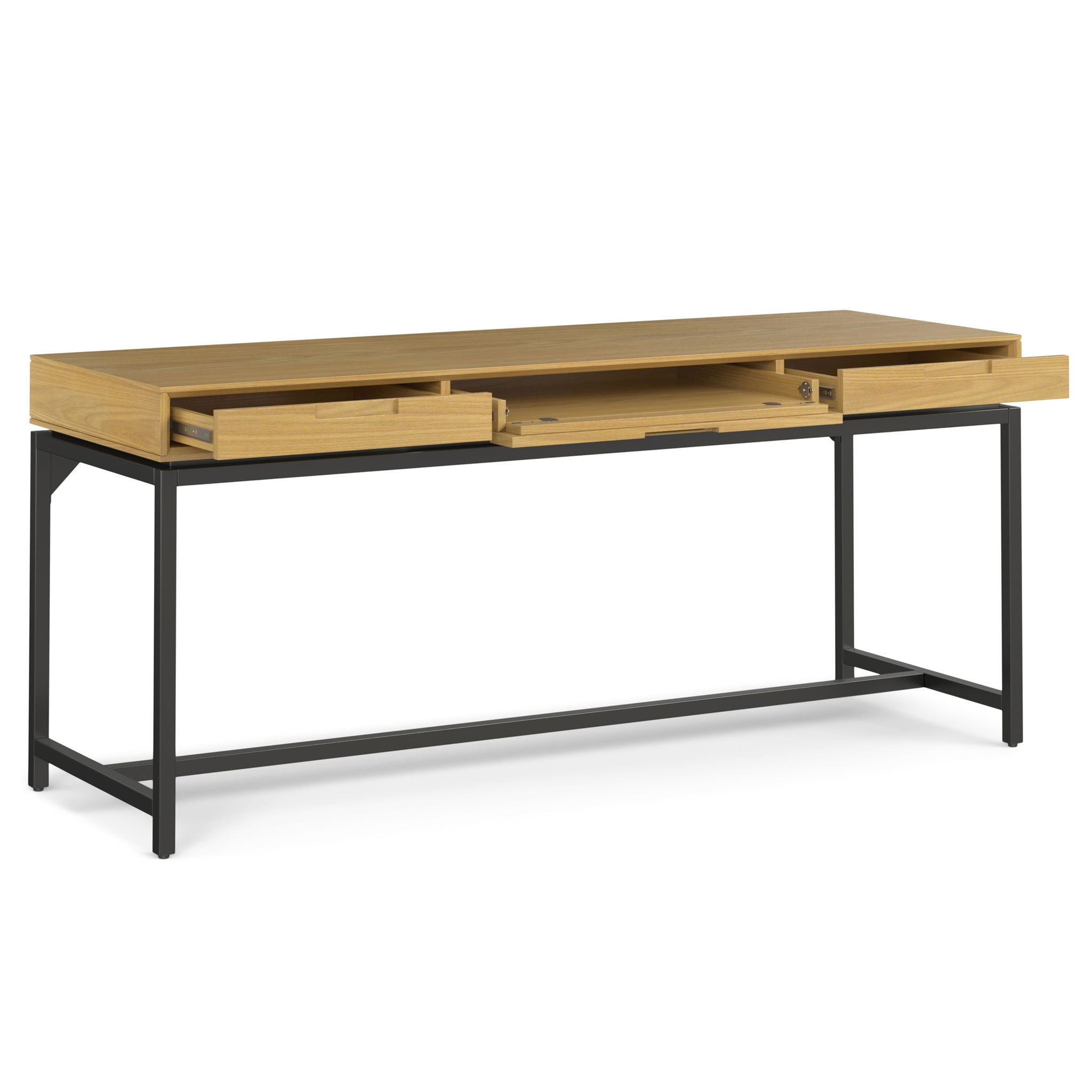 Banting - Wide Desk - Oak Veneer