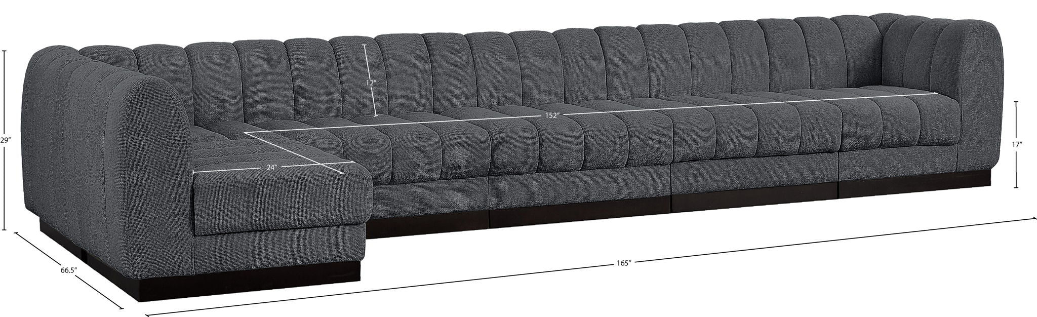 Quinn - 6 Piece Modular Sectional