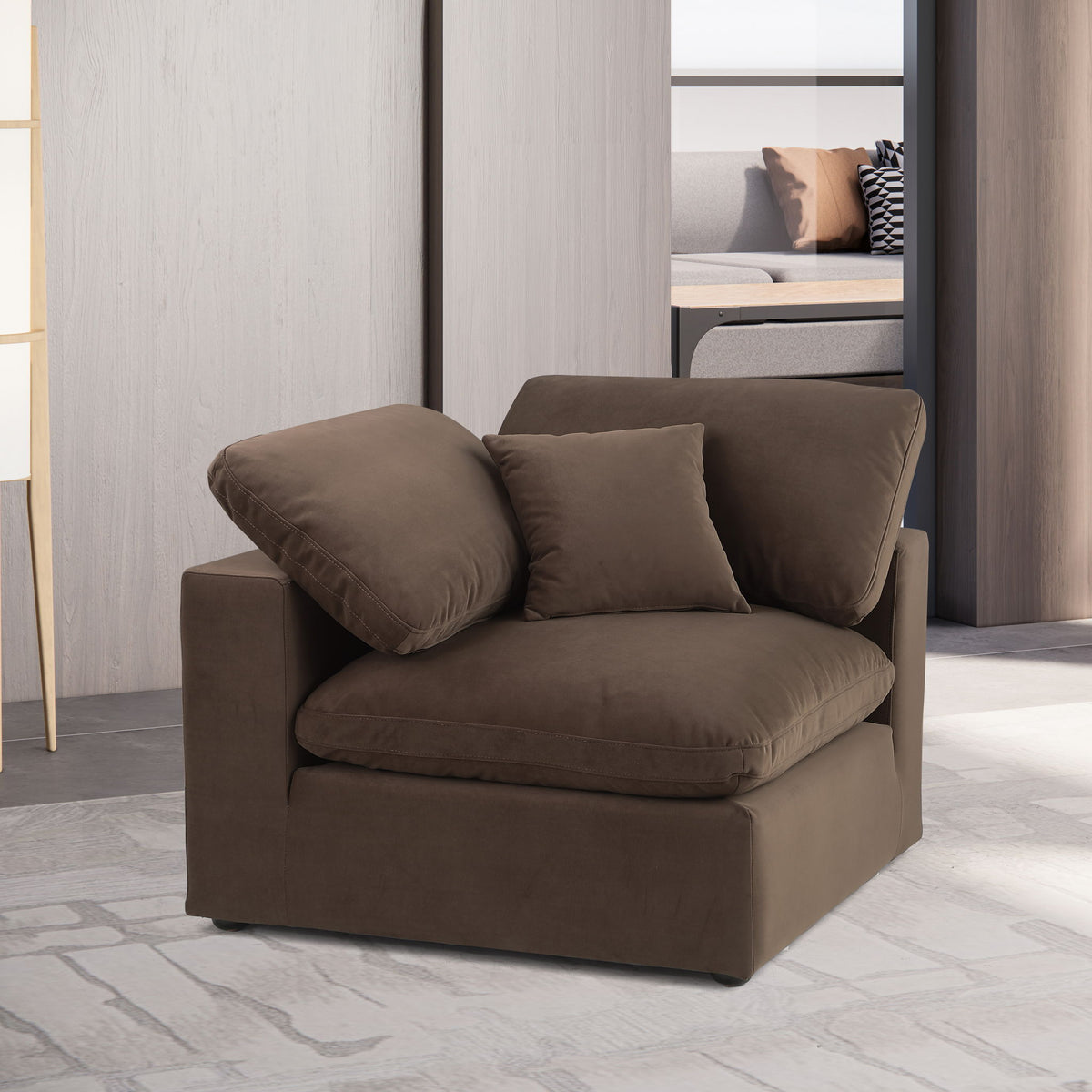 Comfy - Velvet Corner Chair